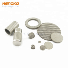 Microns Porous Sintered  Mesh Stainless Steel Wire Cloth Screen Filtration Filter Sheet